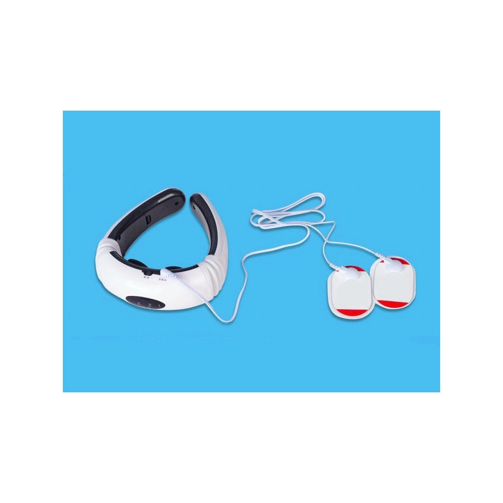 Trade Shop - Massaggio Massaggiatore A Impulsi Magnetici Collo Cervicale Fascia Termica Collo -