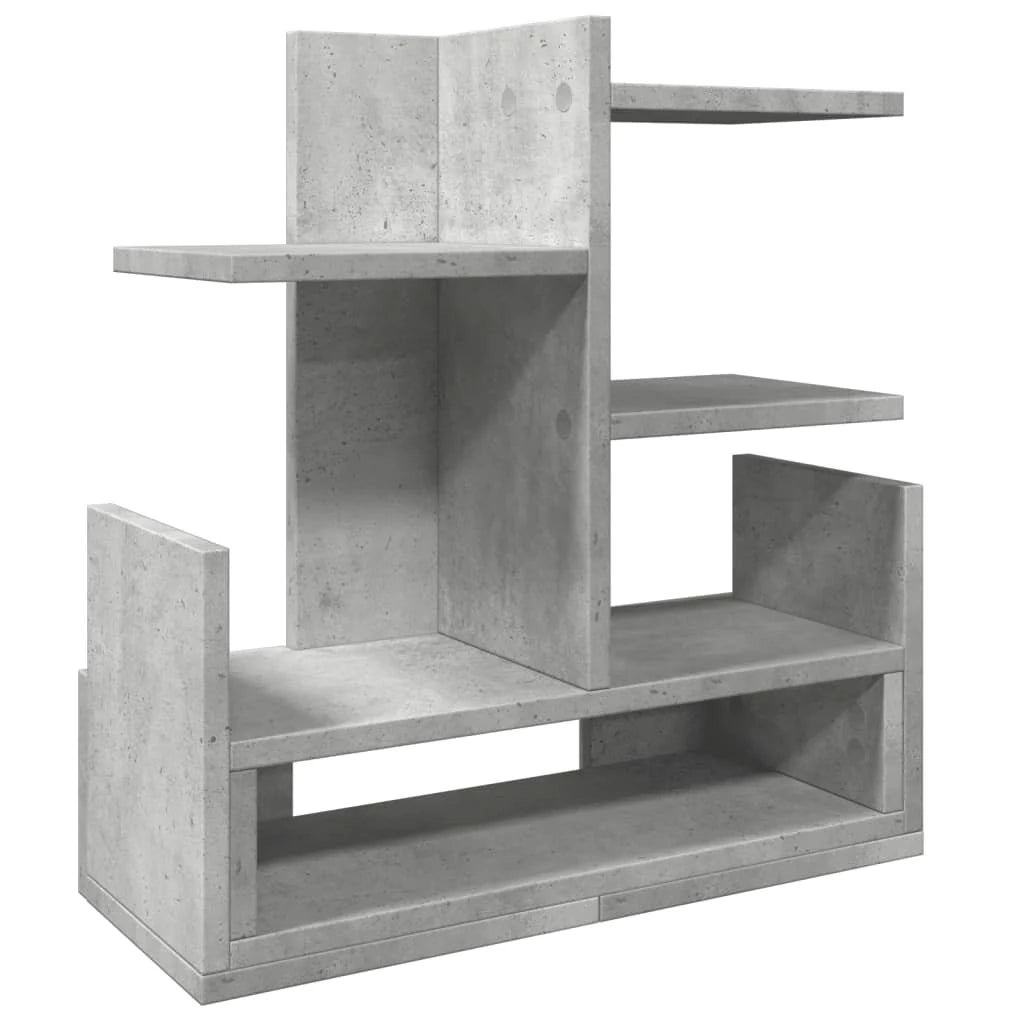 Mobiletto portaoggetti per ufficio 49 x 20 x 52,5 cm Grigio cemento 02_0043572