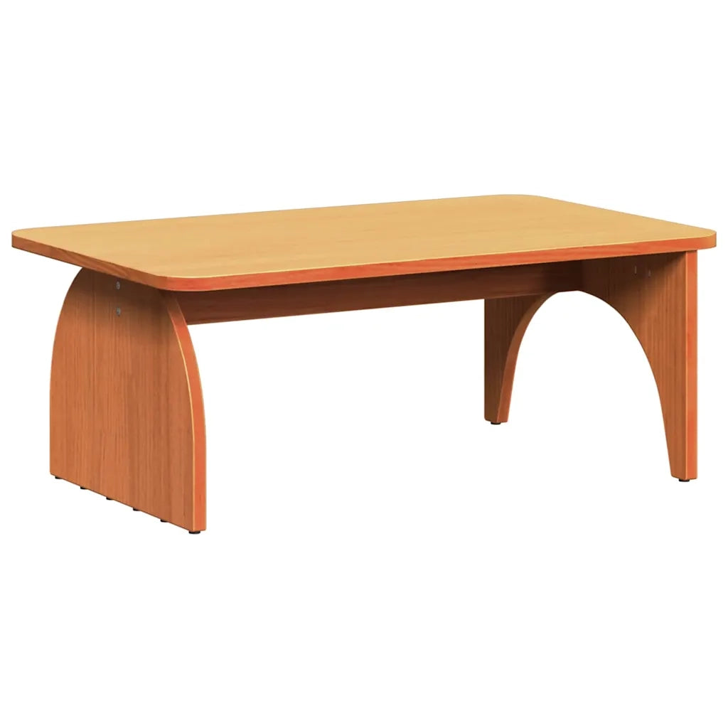 vidaXL Tavolino da salotto Cera marrone 80 x 50 x 31 cm