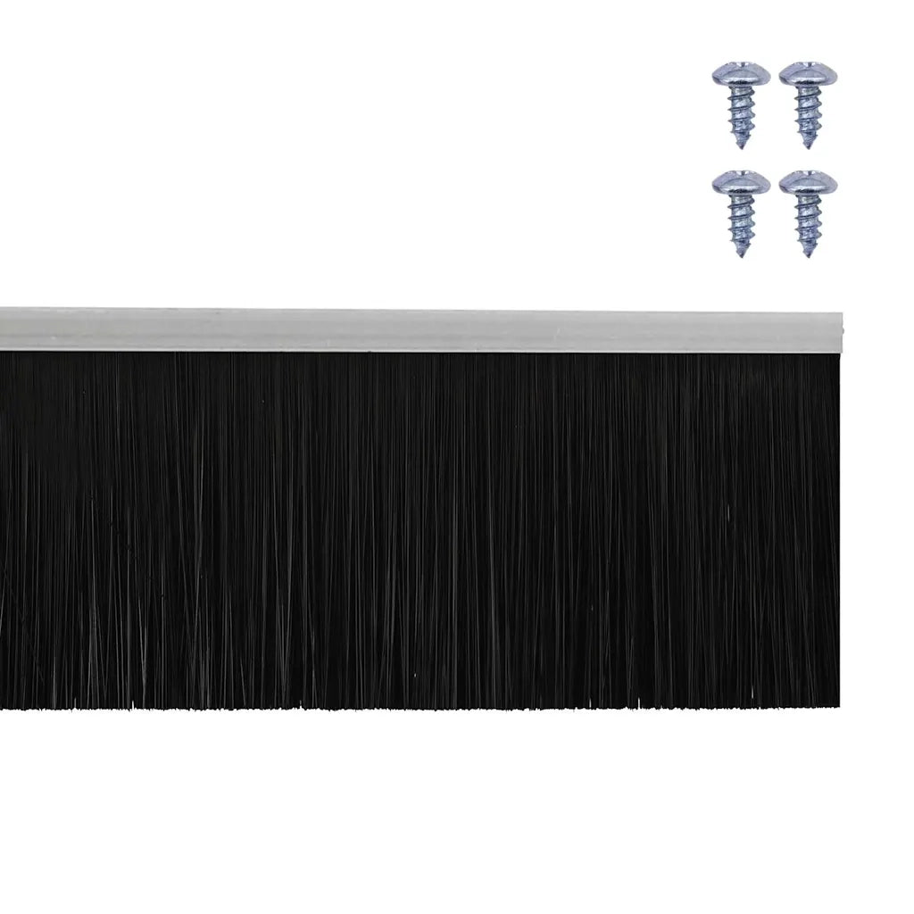 Spazzole per porte a vite 6 pz Argento 100 cm CFW8000970