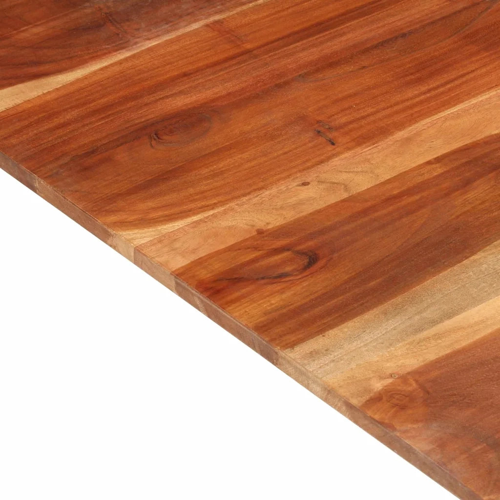 Piano Tavolo in Legno Massello di Acacia 15-16 mm 70x80 cm