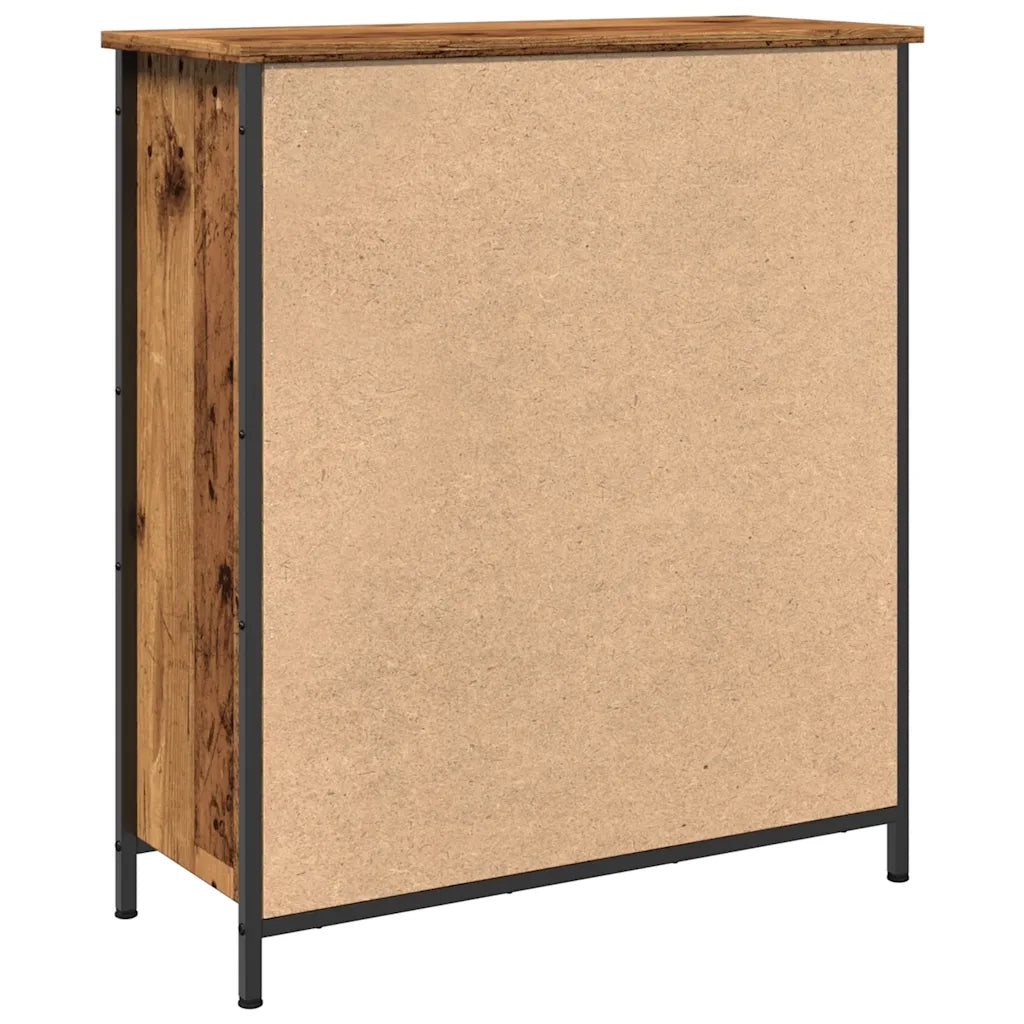 Credenza Legno Antico 70x30x80 cm in Legno Multistrato 857470