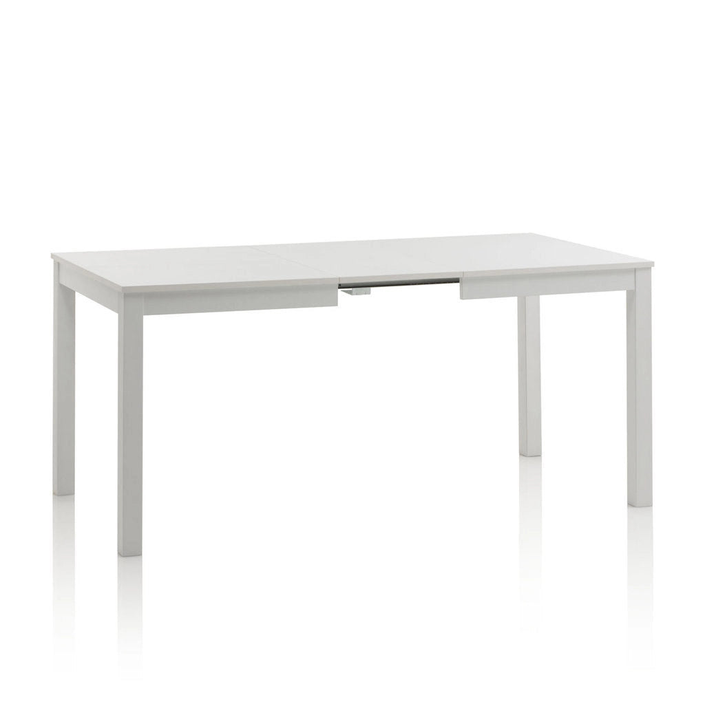 Tavolo Allungabile 130/170x80x75 cm in Melamina Bianco