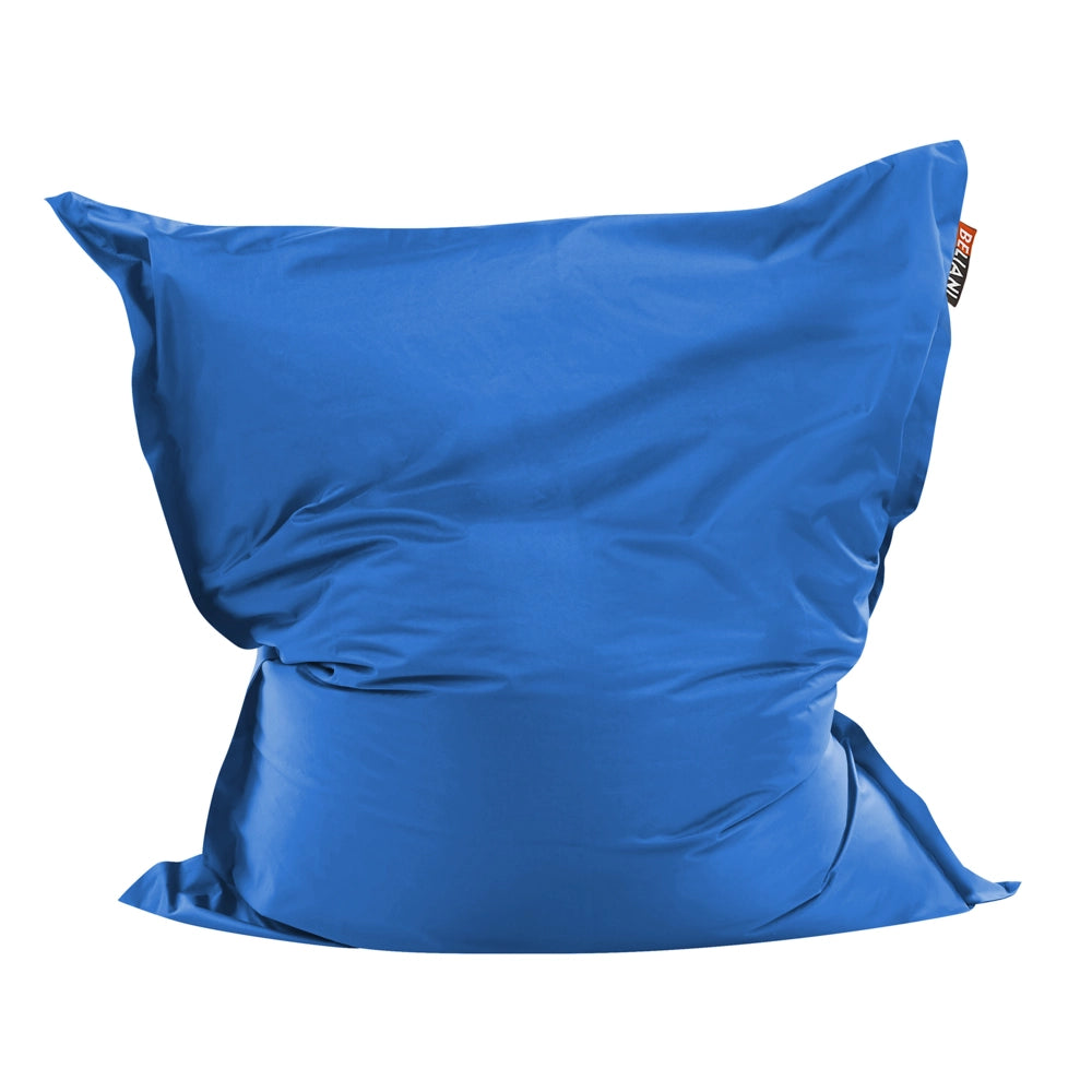 Pouf seduta poltrona sacco Grande Blu Cobalto con la Zip 140 x 180 cm