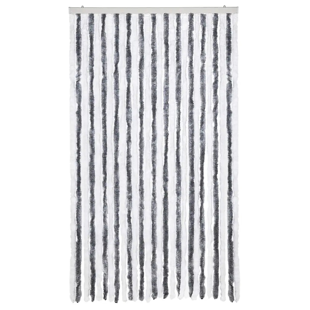 Zanzariera Grigio e Bianco 118x220 cm Ciniglia CFW2124065