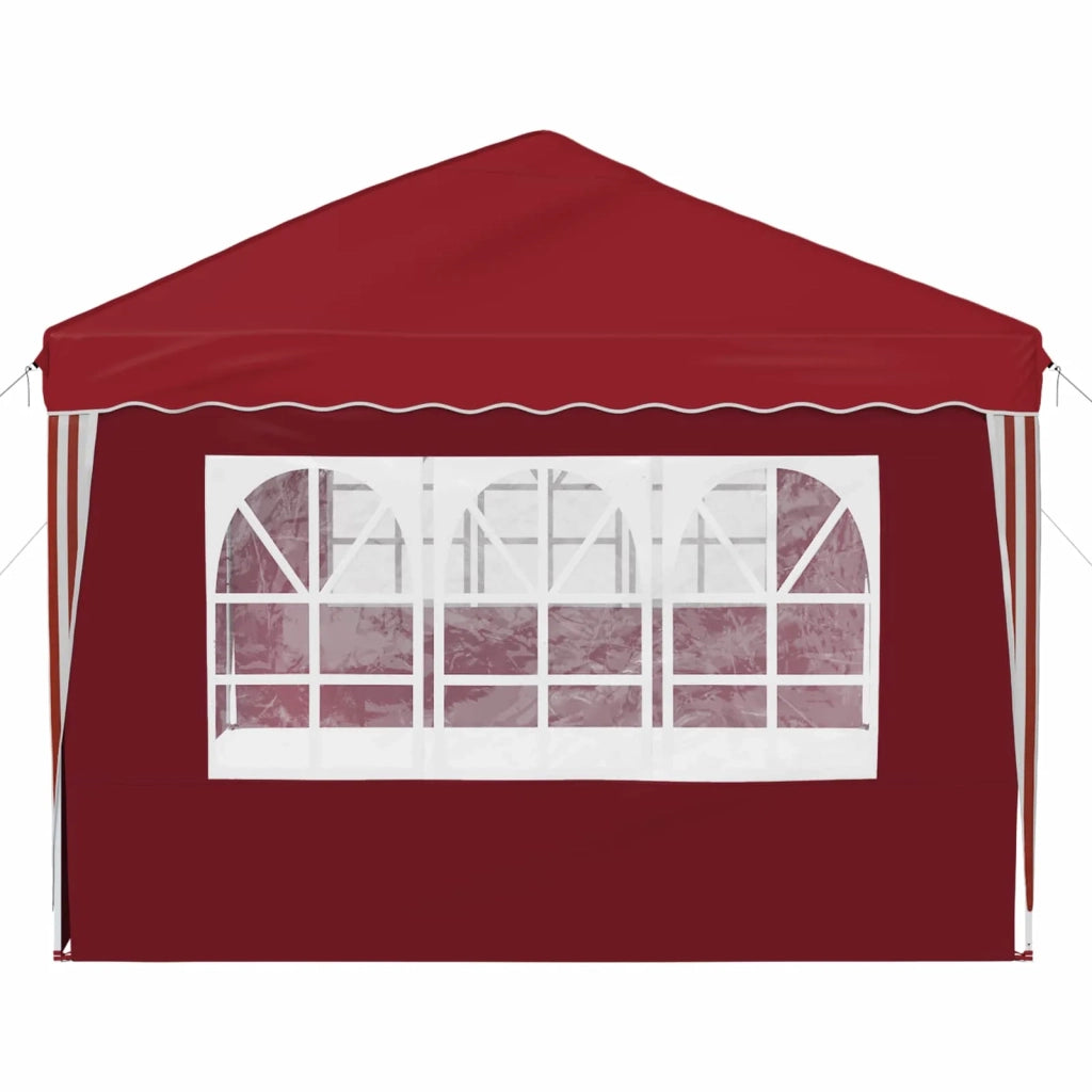 Tenda per feste a pop-up 575 x 289 x 245 cm Borgogna