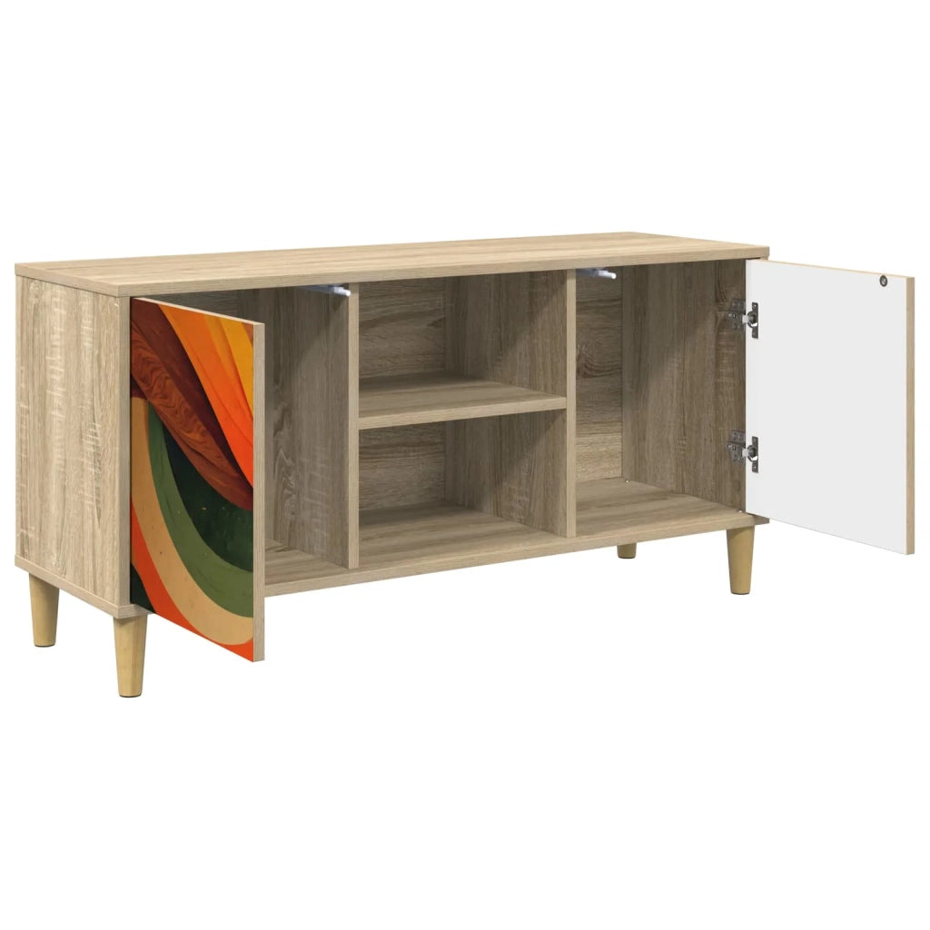 Mobile TV BONN 102 x 33 x 50 cm Sonoma Legno ingegnerizzato 8007041