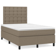 Giroletto a Molle con Materasso Tortora 120x190 cm in Tessuto 3269913