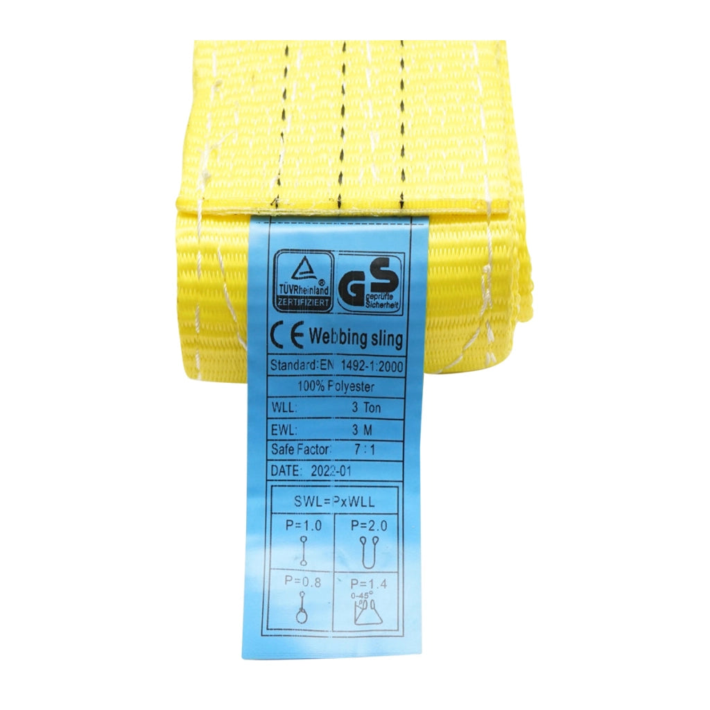 Cinghia di sollevamento 3mx75mm 3T