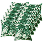 Federa 12 pcs HEERLEN Motivo a Foglie 50 x 50 cm Poliestere 911013
