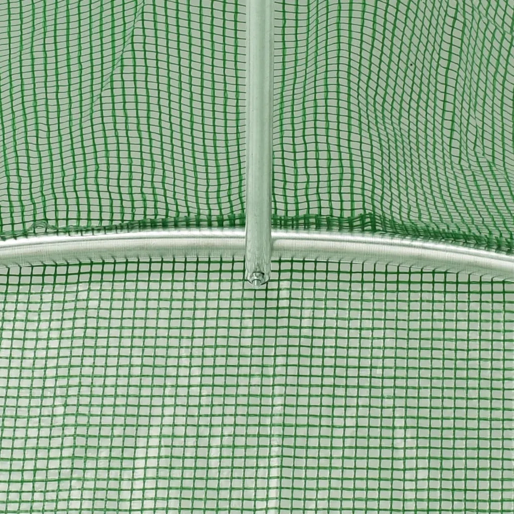 Serra con Telaio in Acciaio Verde 6 m2 3x2x2 m CFW1232171