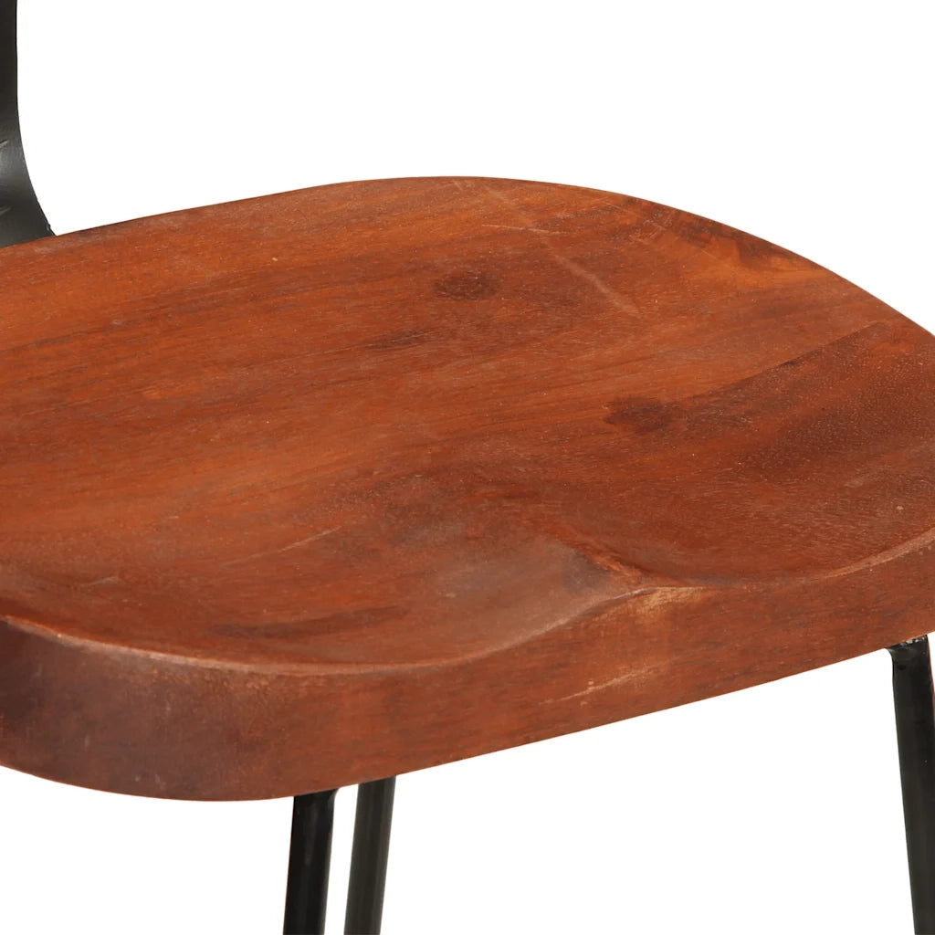 Sgabelli da Bar 2 pz 49x43x88 cm in Legno Massello di Mango 4013525