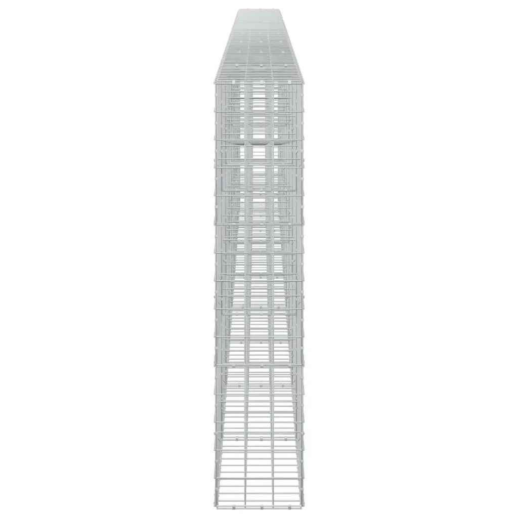 Gabione con filo da 5 mm e rete 10x10 cm 850x30x150 cm 3465155