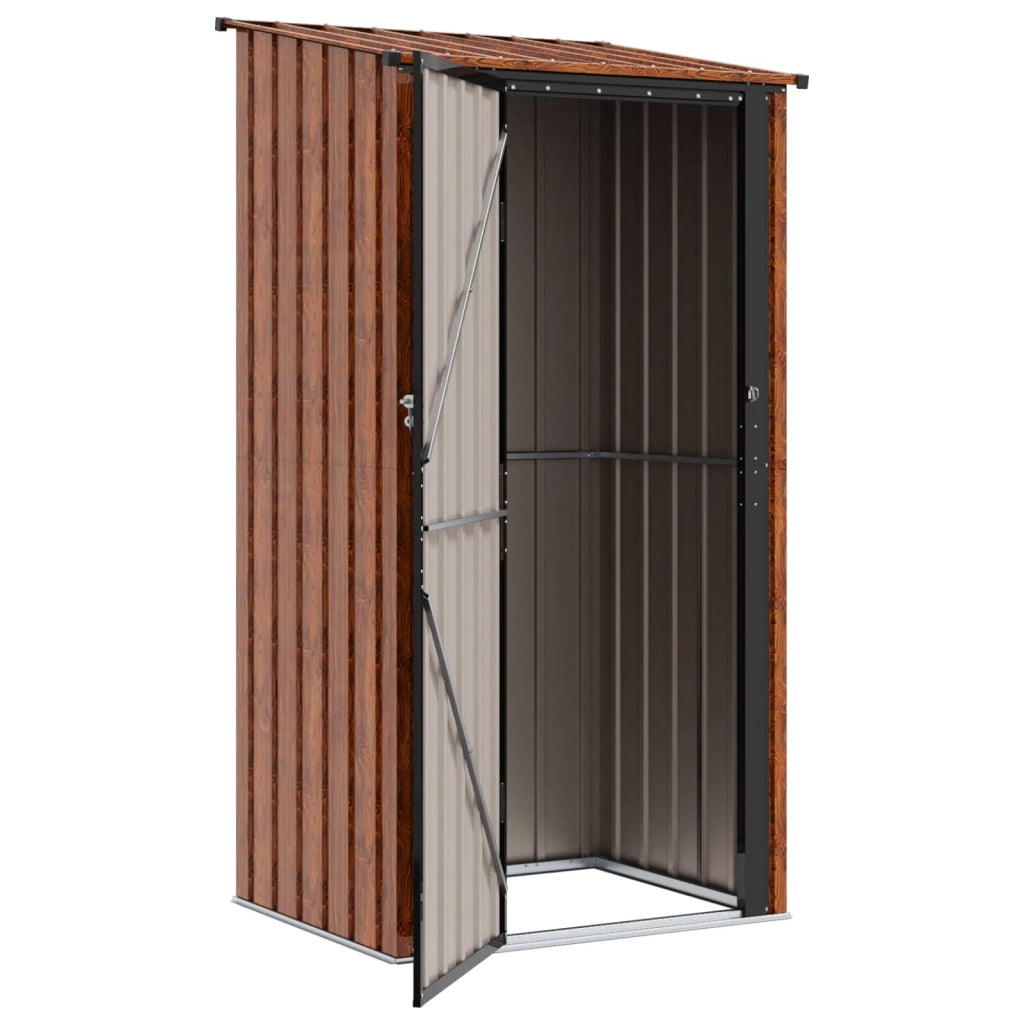 Casette da giardino Marrone 103 x 86 x 200 cm Metallo 42011296