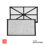 Cartucce filtro di ricambio per Robot Hayward (set 2 pezzi) - Originali