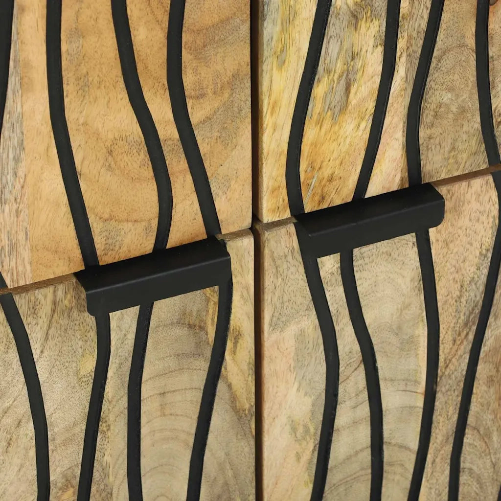 Credenza Marrone 60 x 33 x 75 cm legno massello di mango 4017962