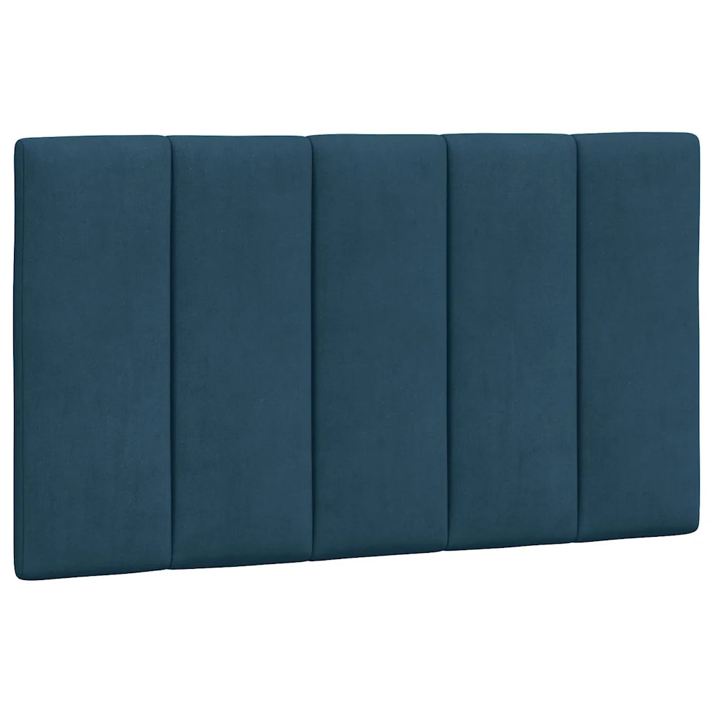 Letto con Materasso Blu 80x200 cm in Velluto