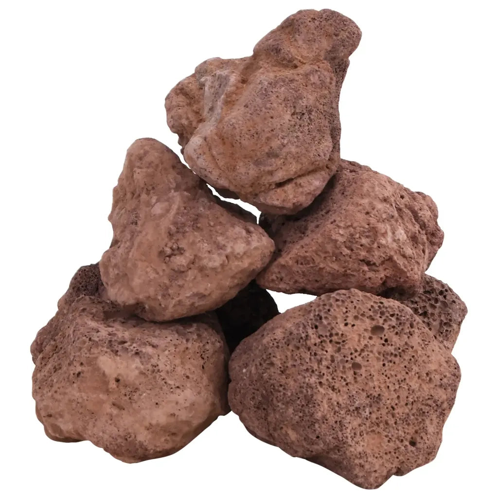 Rocce Vulcaniche 25 kg Rosse 10-30 cm CFW6593510