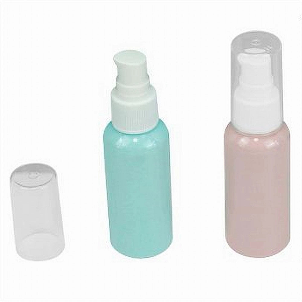 Trade Shop - Set 4pz Bottiglia Viaggio Vuota 50ml Dispenser A Pompa Per Crema Cosmetici 79380 -