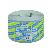 Symantec A299 Carta Abrasiva Autolubrificante Ossido di Alluminio Stearato Supporto Carta al Lattice Legante Resina Doppio Strato Larghezza 115 mm Lunghezza 100 mt Grammatura 240-400 gr-m² colore Nero