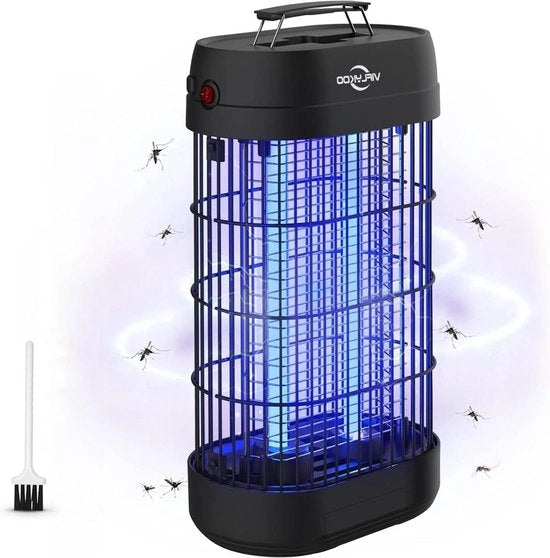 Ucciditore di insetti - Lampada elettrica 18 W con filamento UV sostituibile - 2 tecnologie di sicurezza - Lampada contro zanzare, mosche e insetti per camera da letto, cucina, giardino