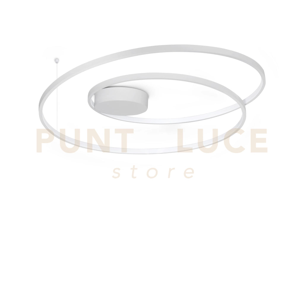 OZ LAMPADARIO A SOFFITTO LED SMD 52 W On-Off 6100 lm 3000 K D.80CM BIANCO