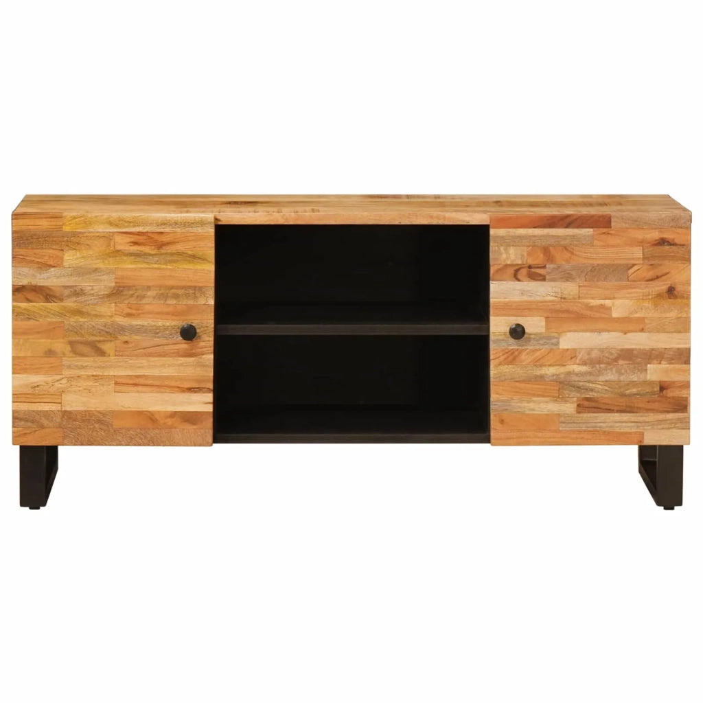 Mobile TV Marrone 105 x 33 x 46 cm Legno di mango massello 4018296