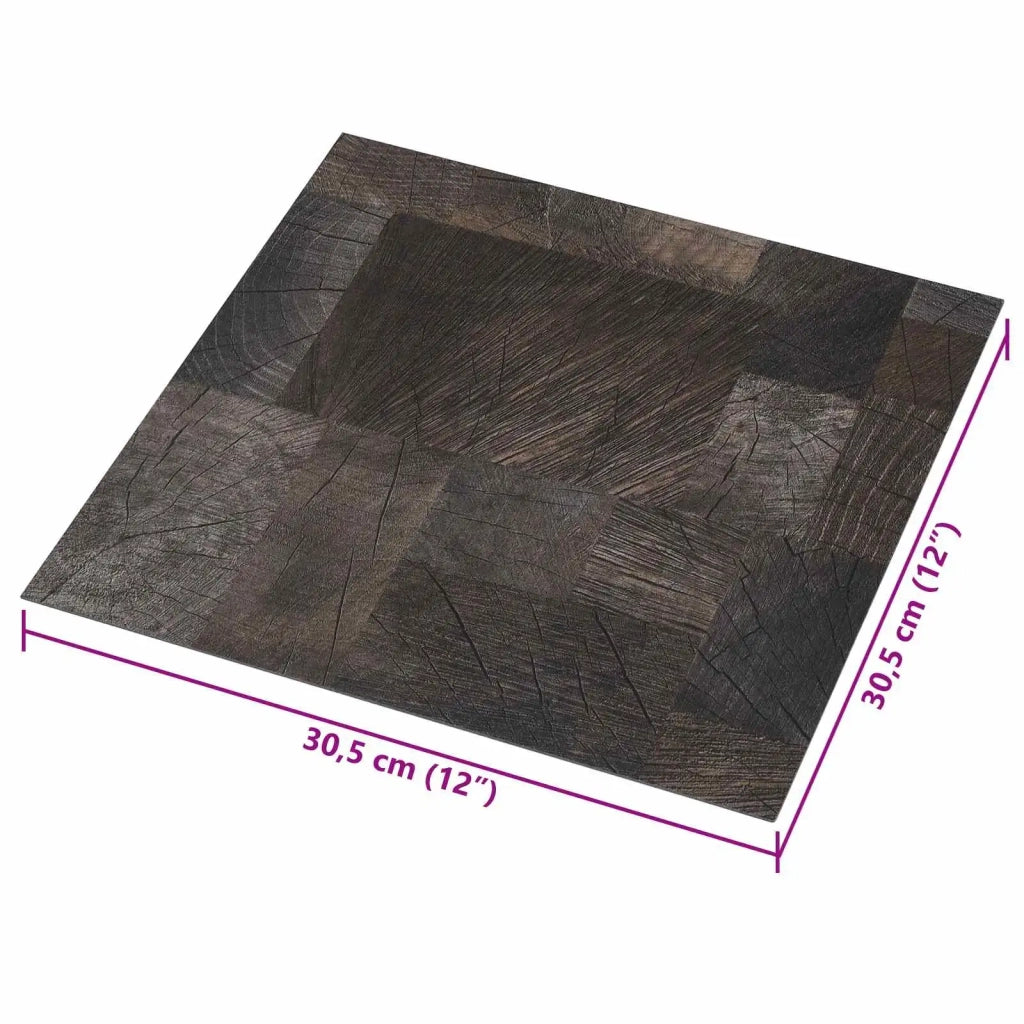 Plance per Pavimentazione Autoadesiva 30,5 x 30,5 cm 20 pcs PVC