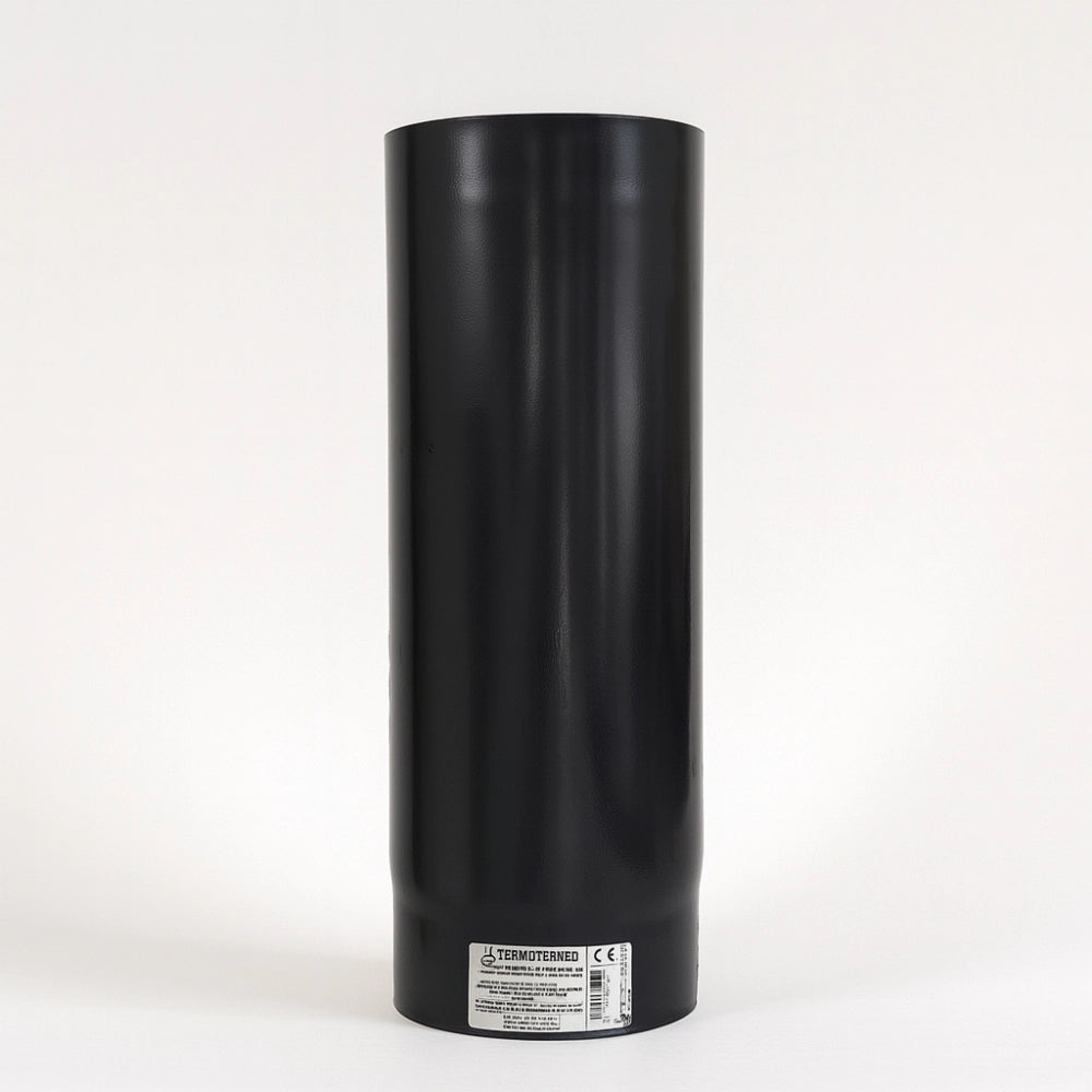 Tubo lineare arredo canale da fumo stufa a pellet sistema scarico diametro 180mm *** misura h 1000 mm, confezione 1