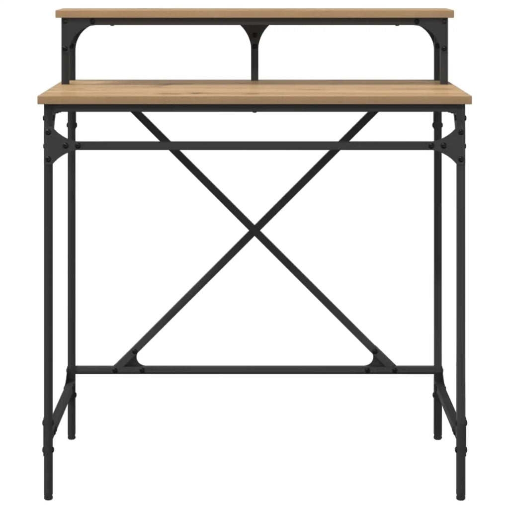 Scrivania Rovere artigianale 80 x 50 x 90 cm Legno multistrato