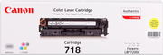 Canon CRG-718 Y cartuccia toner 1 pz Originale Giallo
