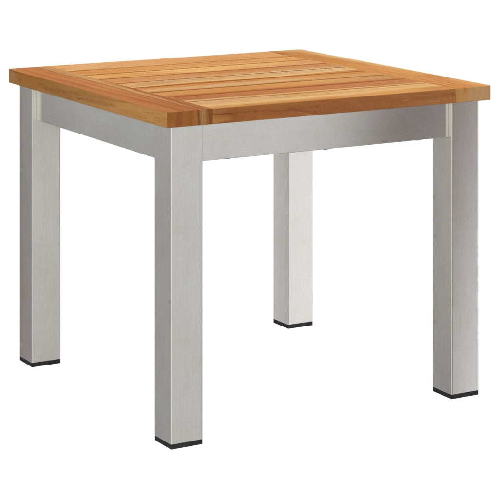 Set da Pranzo per Giardino  3 Pezzi Legno Massello di Acacia