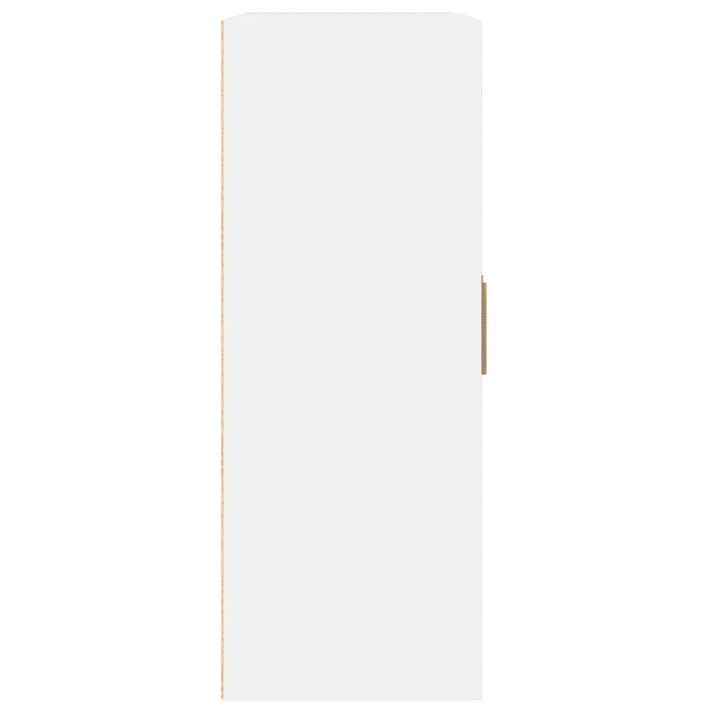 Mobile a Parete Bianco 69,5x32,5x90 cm in Legno Multistrato 812294