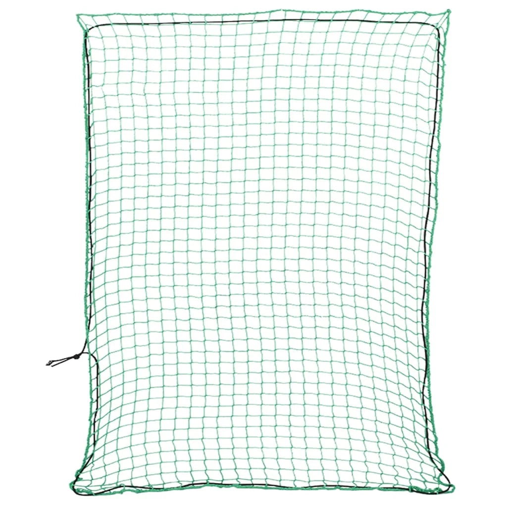 Rete per rimorchio telo di fissaggio del carico portapacchi con corda elastica 3 x 2,5 m PP verde 02_0042196