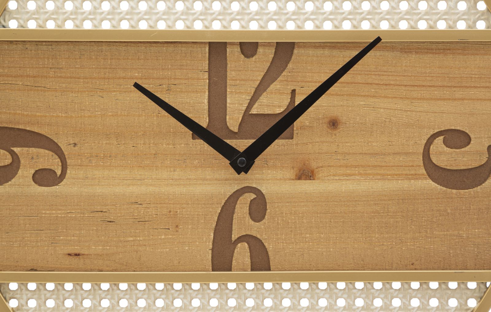 Orologio da Parete Ø50 cm Fuji in Ferro e MDF