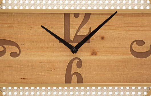 Orologio da Parete Ø50 cm Fuji in Ferro e MDF