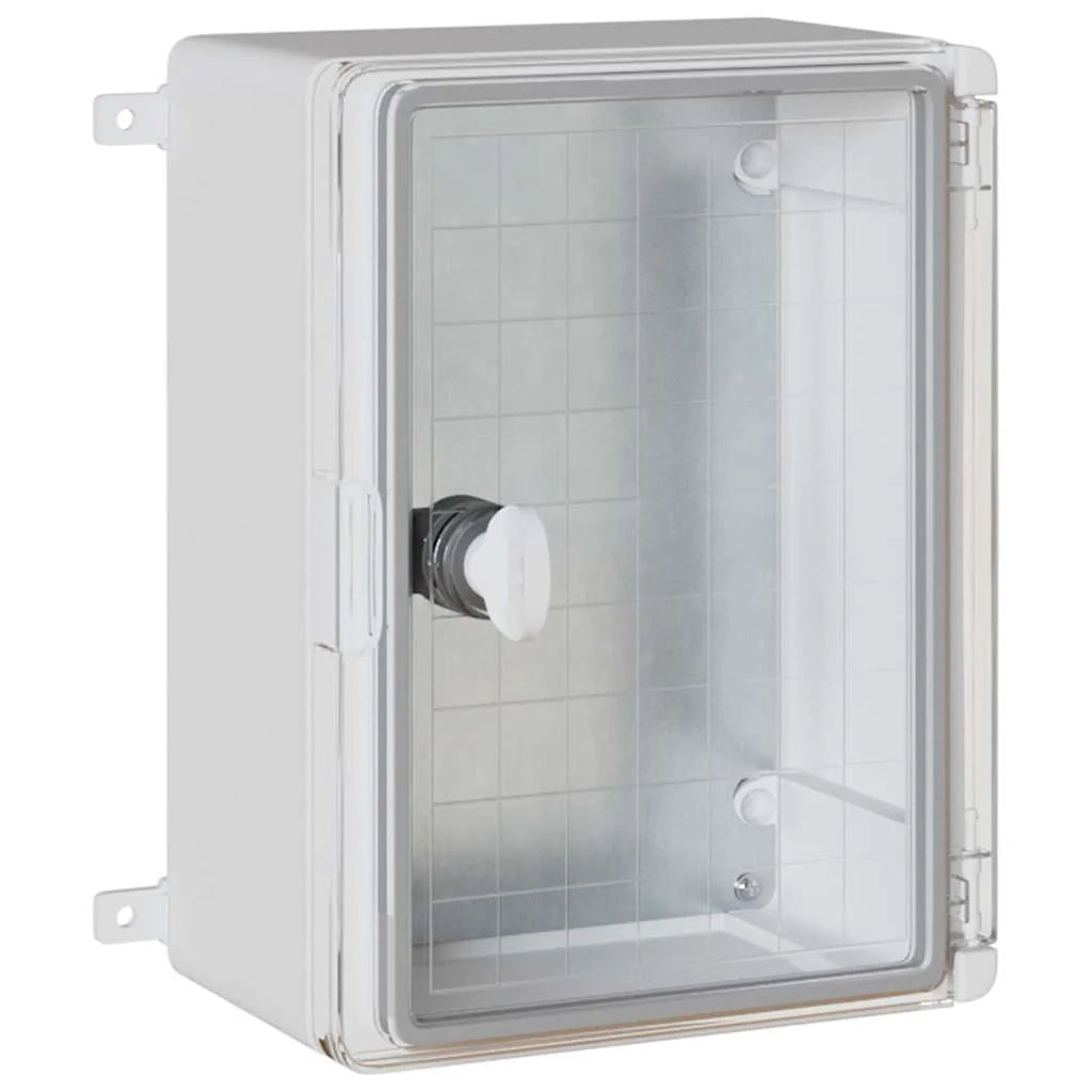 Armadio elettrico moderno per stoccaggio interno/esterno 47 x 20 x 60 cm plastica grigia 02_0058206