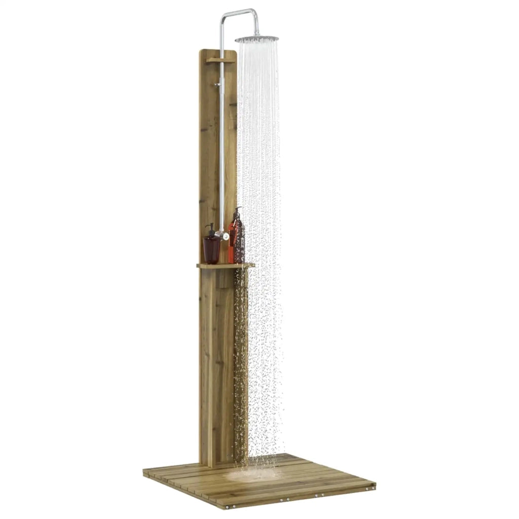 Doccia da esterno Naturale 75 x 76 x 217 cm 886335