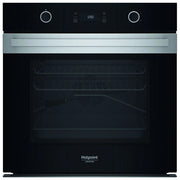 Hotpoint Ariston HAOI78PU0SXA, Forno Elettrico Multifunzione da Incasso, 73 L, Nero Acciaio
