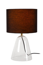 Lampada da tavolo CAMPANA vetro nero 1xE27 Lucide