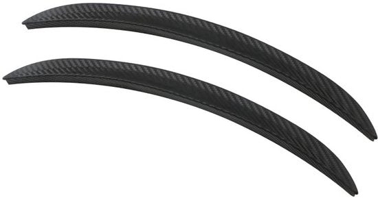 Fender Flare 33 cm - Strisce di Protezione per Ruote - Materiale 3D Fibra di Carbonio - Strisce di Protezione per Ruote - Anticollisione - Facile da Installare - Incluso Adesivo a Doppia Faccia