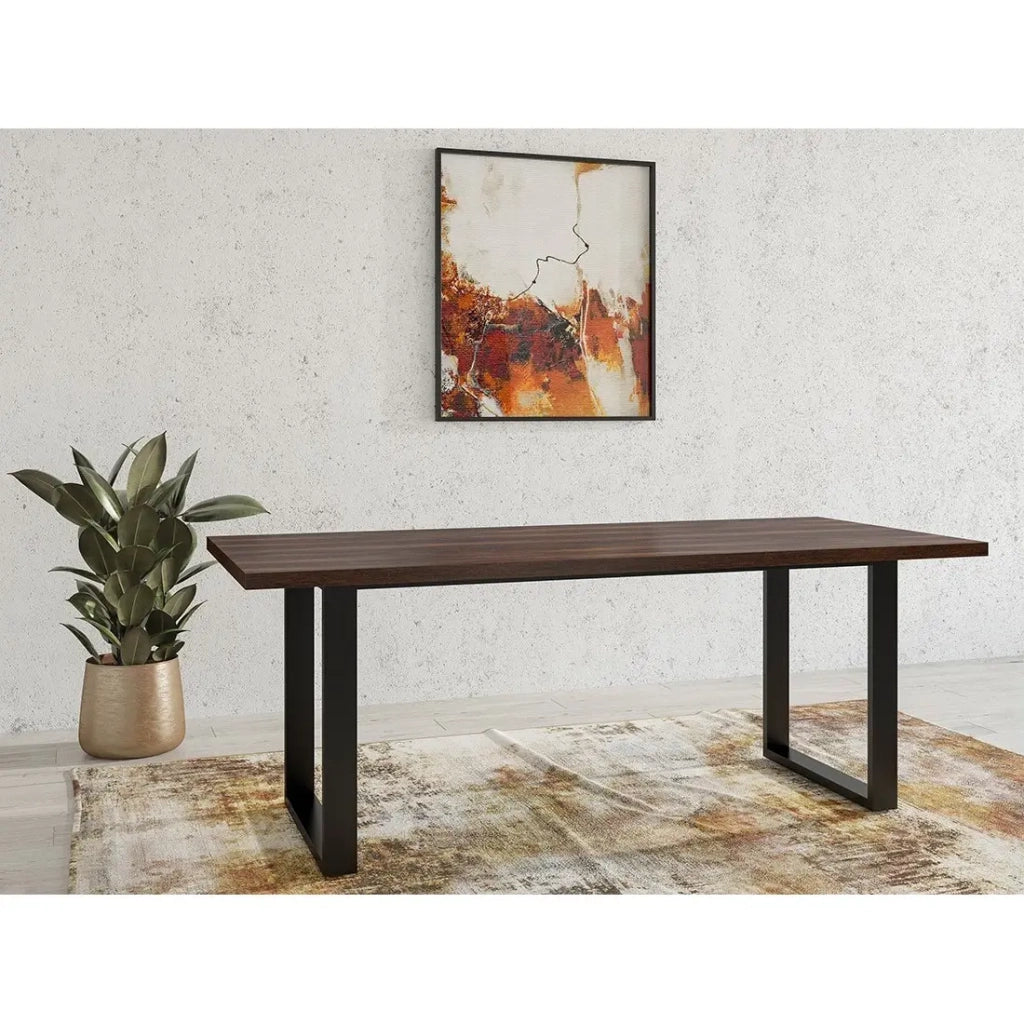 Tavolo allungabile per sala da pranzo MILO 170-220, colore rovere scuro