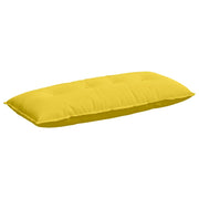 Cuscino per Schiena | Cuscino dorsale Giallo Chiaro 120 x 19 x 50 cm Tessuto