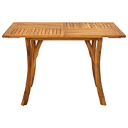 Tavolo da Giardino 120x120x75 cm in Legno Massello di Acacia 310622