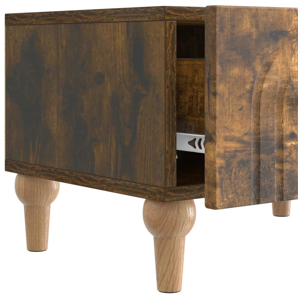 Mobile TV-Credenza per TV Rovere Fumo 147 x 34,5 x 30 cm Legno ingegnerizzato 264671