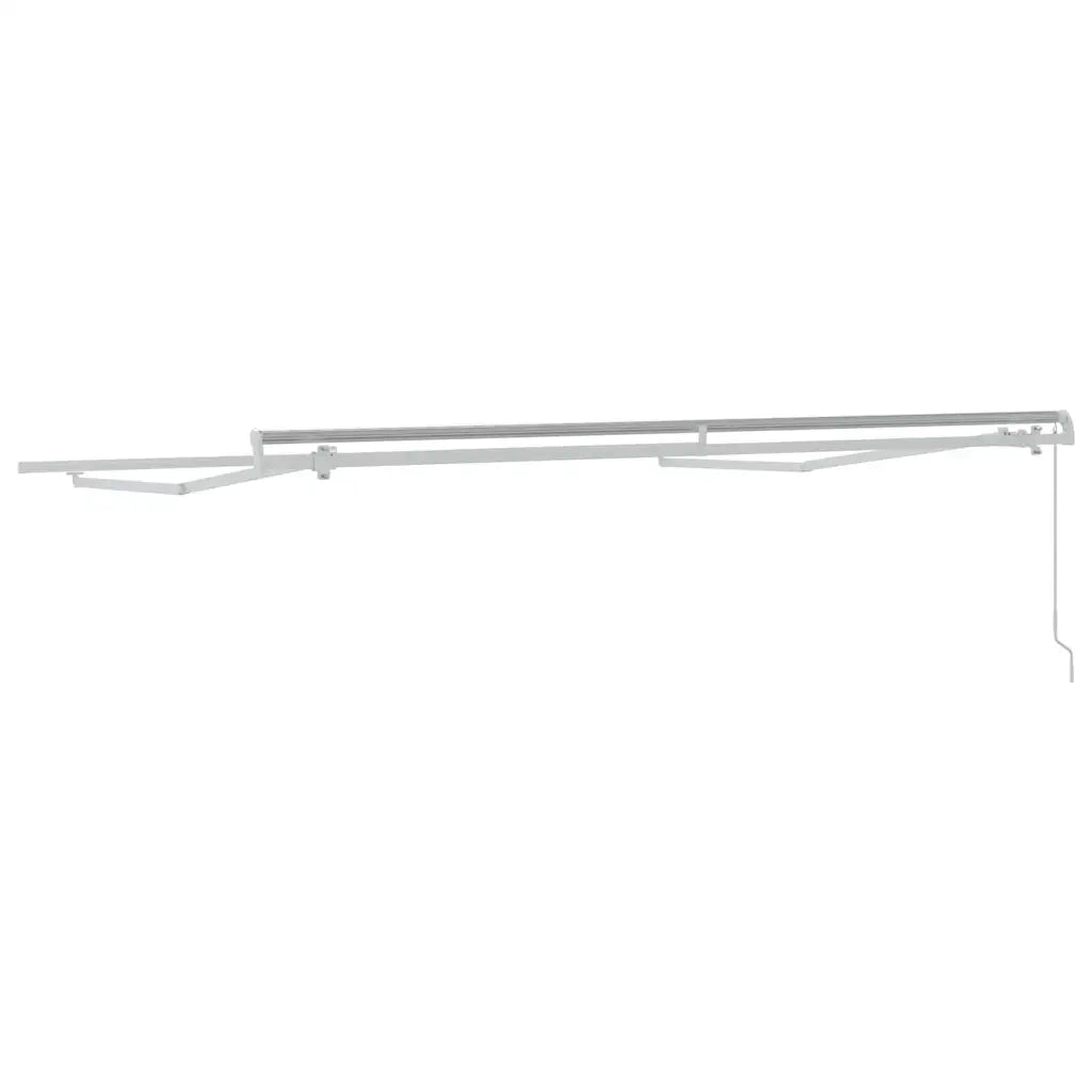 vidaXL Tenda da Sole Bianco 3 x 2,5 m Metallo