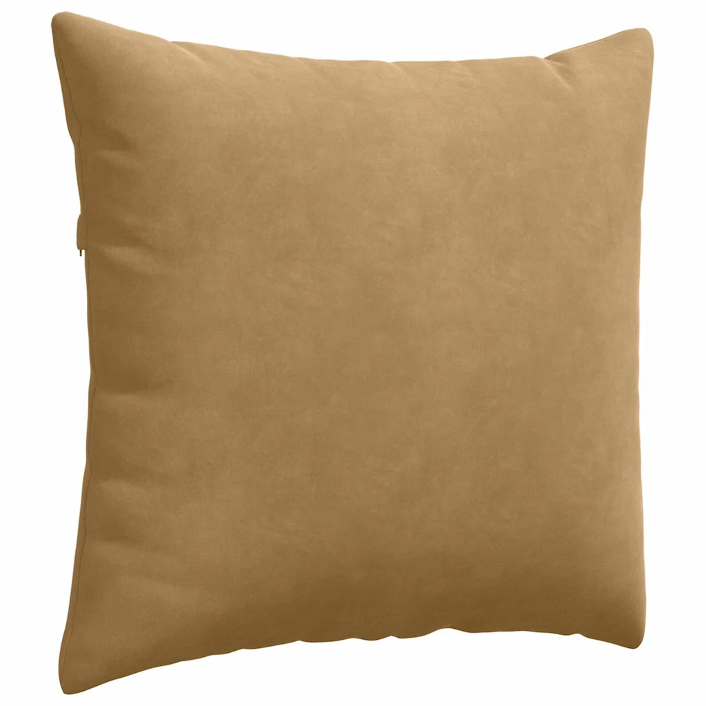 Cuscini da Divano 2 pcs Marrone 45 x 45 cm Tessuto in Cords