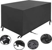 Copridini per tavoli e sedie da giardino impermeabili - 120 x 120 x 100 cm - resistente all'UV e al tempo - tessuto 420D Oxford