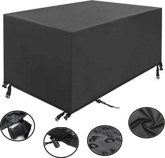 Copridini per tavoli e sedie da giardino impermeabili - 120 x 120 x 100 cm - resistente all'UV e al tempo - tessuto 420D Oxford