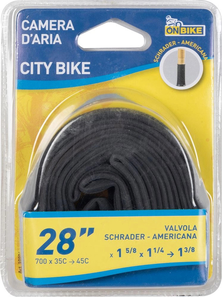 Camera dâ€™Aria 28â€ con Valvola Schrader per MTB e City Bike Adulti